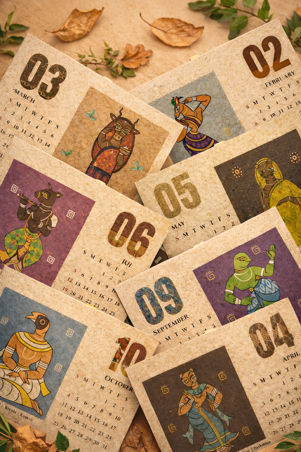 2026 Water Hyacinth Calendar: Sachitra- Interwoven Lives